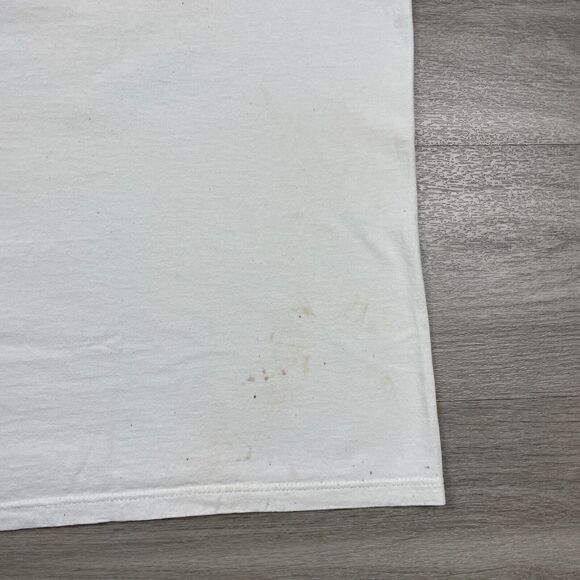 Vintage Shirt Mens Extra Large White University of Texas 90s Multicolor Retro - Picture 10 of 15